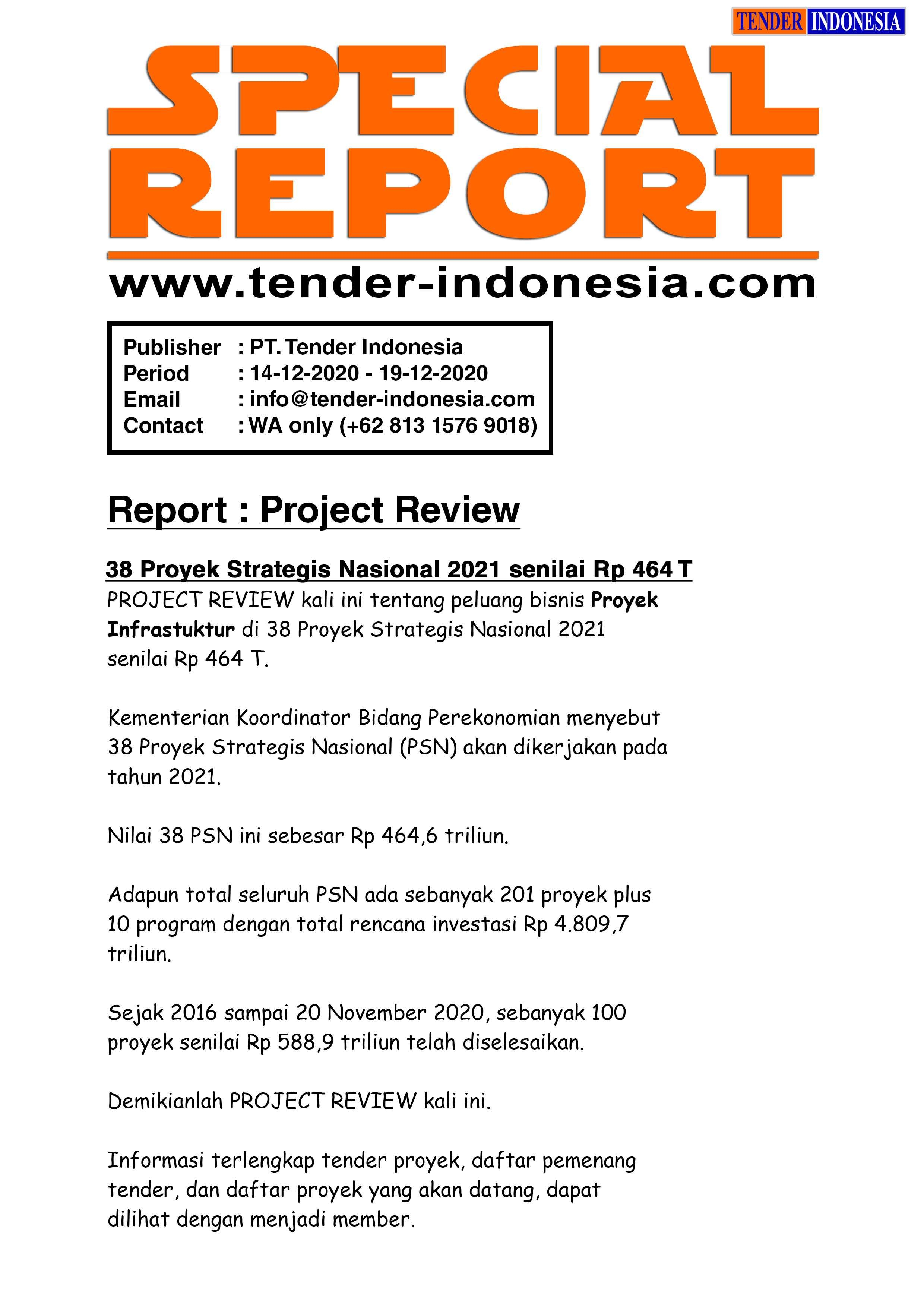 Weekly Project Review (Edisi 14 Desember - 19 Desember 2020)
